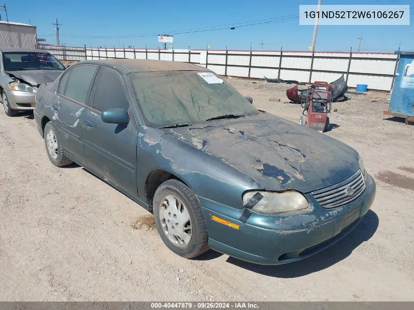 1998 Chevrolet Malibu VIN: 1G1ND52T2W6106267 Lot: 40447879