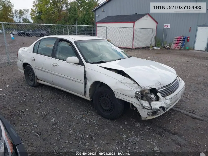 1999 Chevrolet Malibu VIN: 1G1ND52T0XY154985 Lot: 40409427