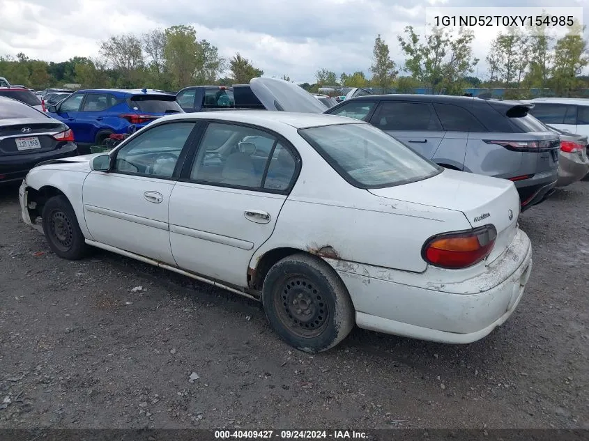 1G1ND52T0XY154985 1999 Chevrolet Malibu