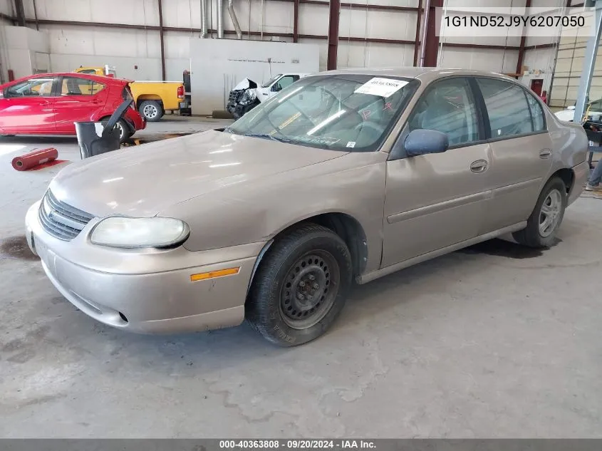 2000 Chevrolet Malibu VIN: 1G1ND52J9Y6207050 Lot: 40363808