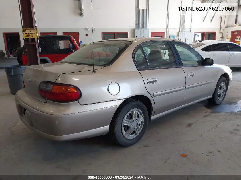 2000 Chevrolet Malibu VIN: 1G1ND52J9Y6207050 Lot: 40363808