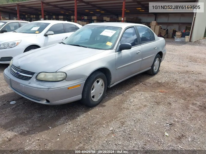 2000 Chevrolet Malibu VIN: 1G1ND52J8Y6169505 Lot: 40426786