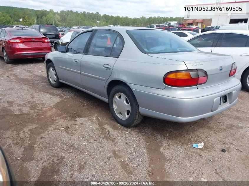 2000 Chevrolet Malibu VIN: 1G1ND52J8Y6169505 Lot: 40426786