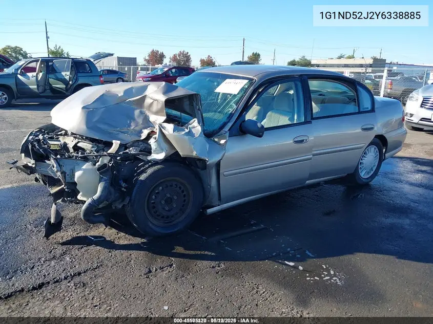 1G1ND52J2Y6338885 2000 Chevrolet Malibu