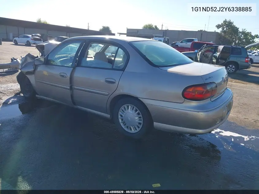 1G1ND52J2Y6338885 2000 Chevrolet Malibu