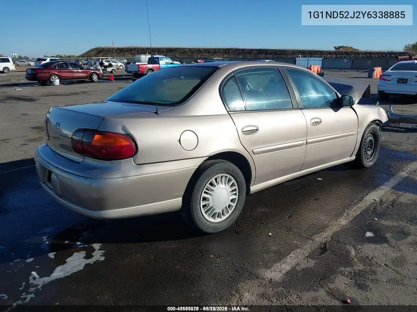 1G1ND52J2Y6338885 2000 Chevrolet Malibu