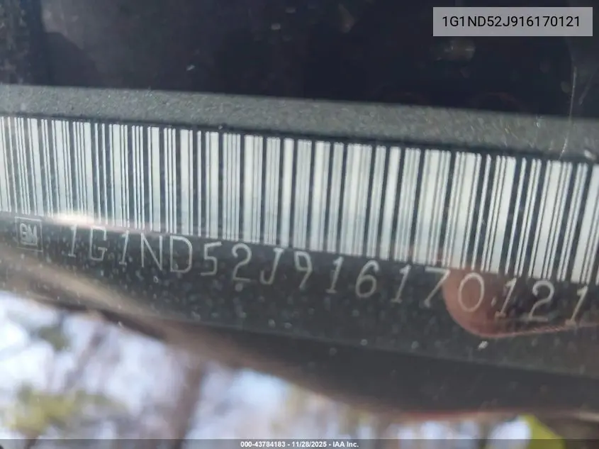 1G1ND52J916170121 2001 Chevrolet Malibu