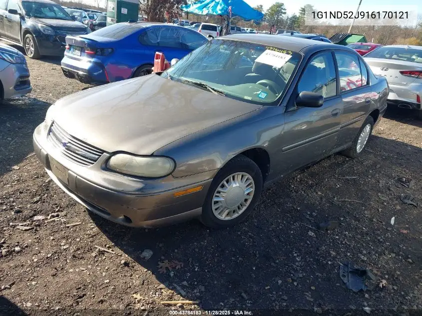 1G1ND52J916170121 2001 Chevrolet Malibu