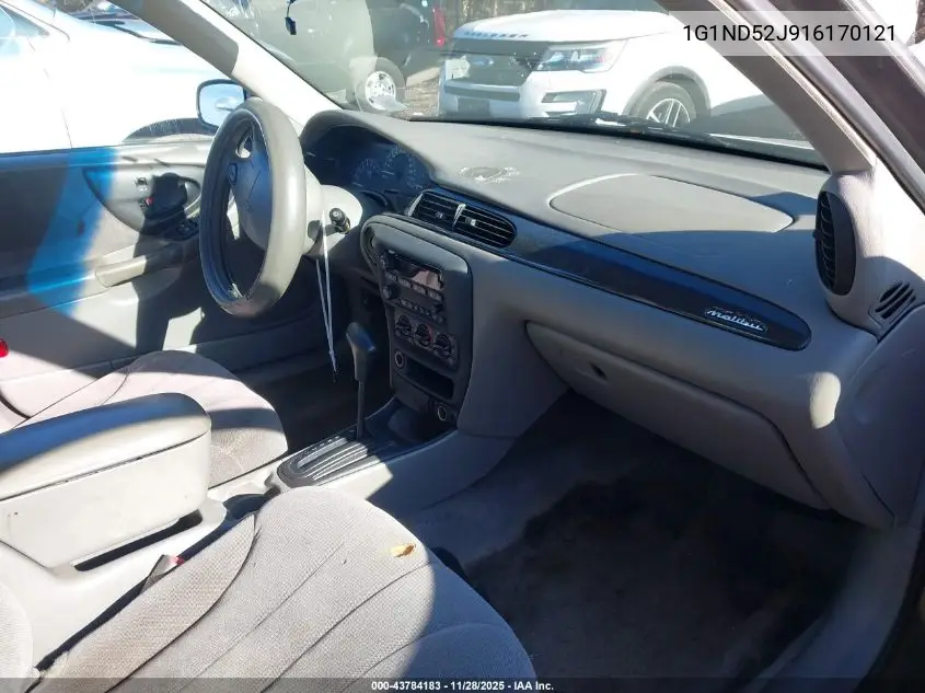 1G1ND52J916170121 2001 Chevrolet Malibu