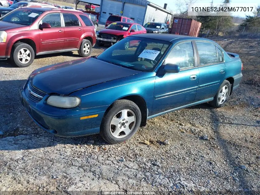 1G1NE52J42M677017 2002 Chevrolet Malibu Ls