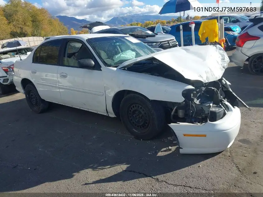 1G1ND52J73M597683 2003 Chevrolet Malibu
