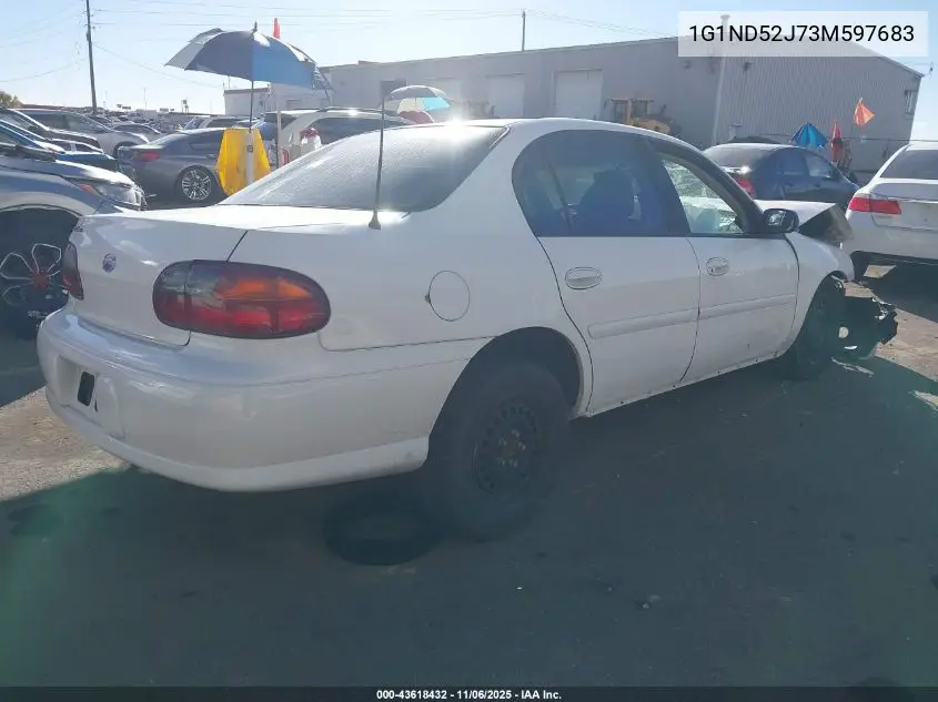 1G1ND52J73M597683 2003 Chevrolet Malibu