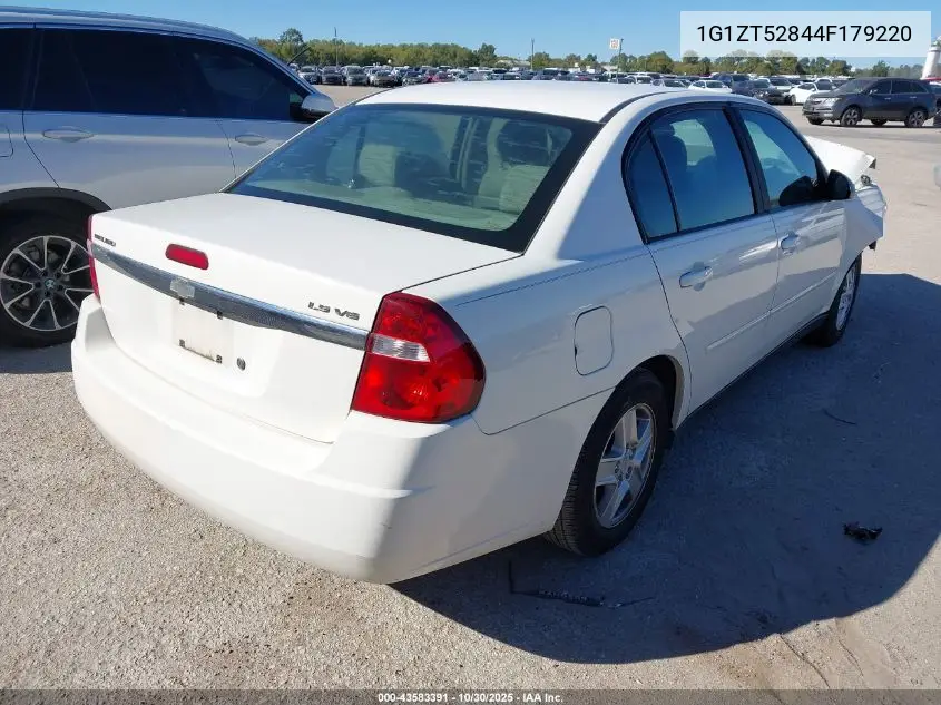1G1ZT52844F179220 2004 Chevrolet Malibu Ls