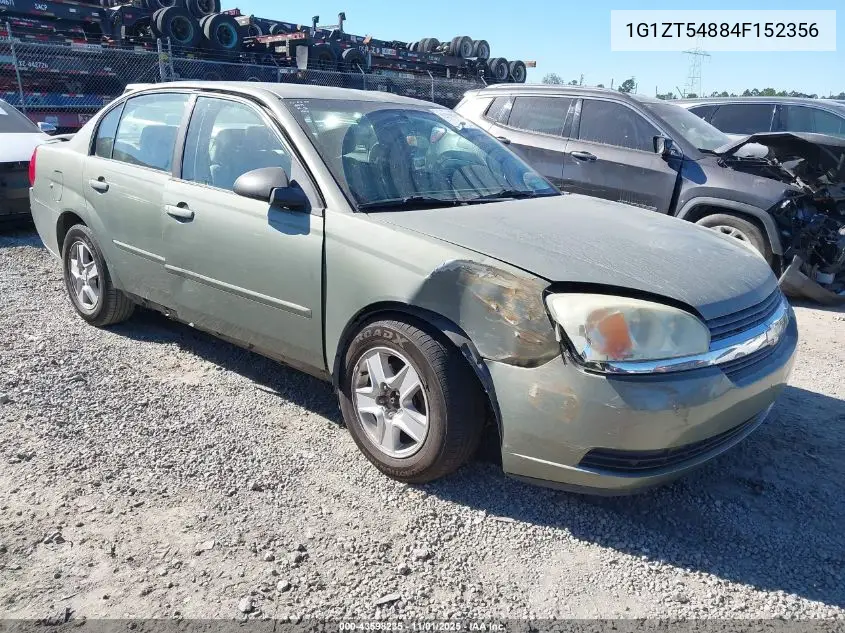 1G1ZT54884F152356 2004 Chevrolet Malibu Ls