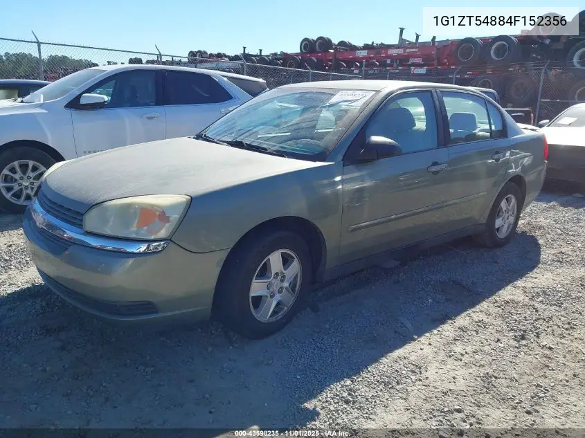 1G1ZT54884F152356 2004 Chevrolet Malibu Ls