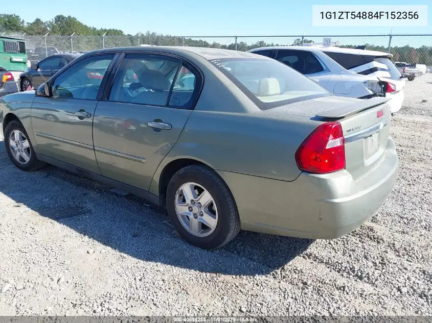 1G1ZT54884F152356 2004 Chevrolet Malibu Ls