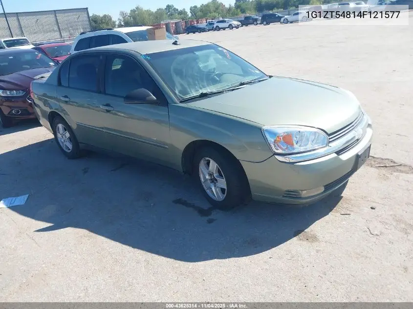 1G1ZT54814F121577 2004 Chevrolet Malibu Ls