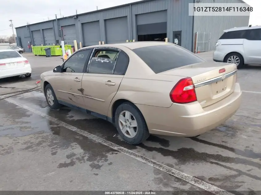 1G1ZT52814F116348 2004 Chevrolet Malibu Ls