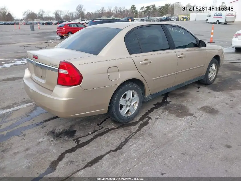 1G1ZT52814F116348 2004 Chevrolet Malibu Ls
