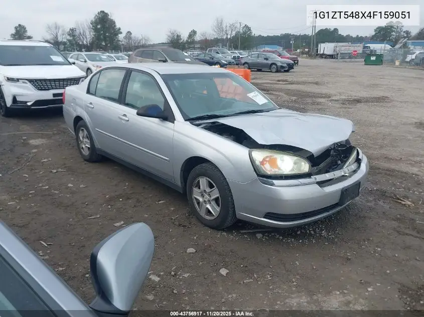 1G1ZT548X4F159051 2004 Chevrolet Malibu Ls