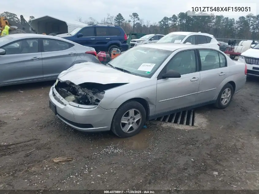 1G1ZT548X4F159051 2004 Chevrolet Malibu Ls