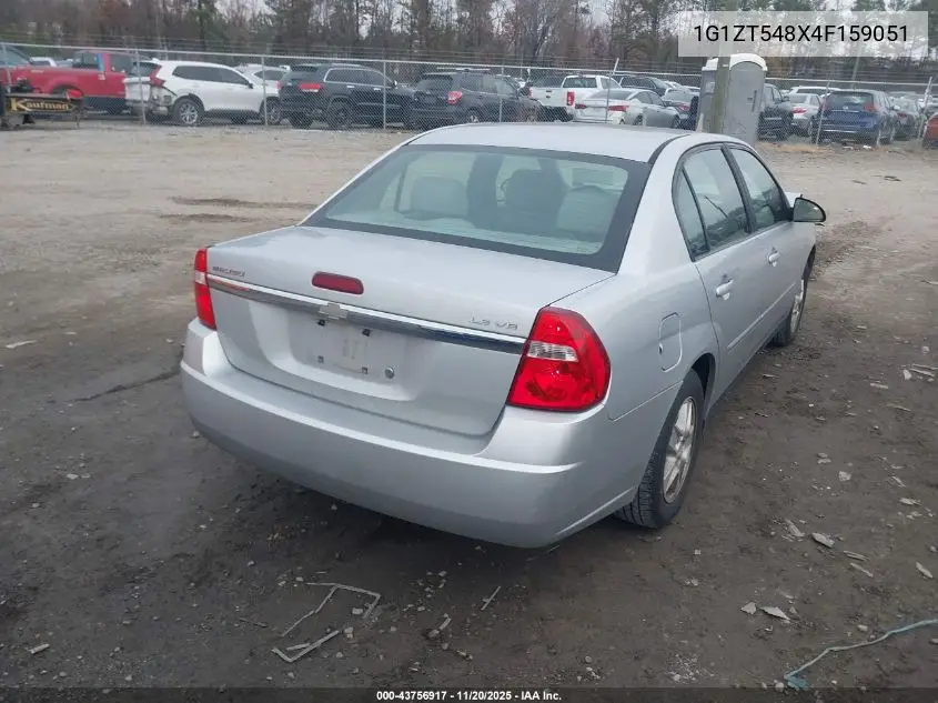 1G1ZT548X4F159051 2004 Chevrolet Malibu Ls