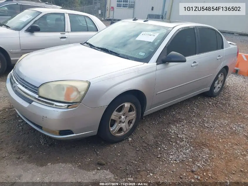 1G1ZU54854F136502 2004 Chevrolet Malibu Lt