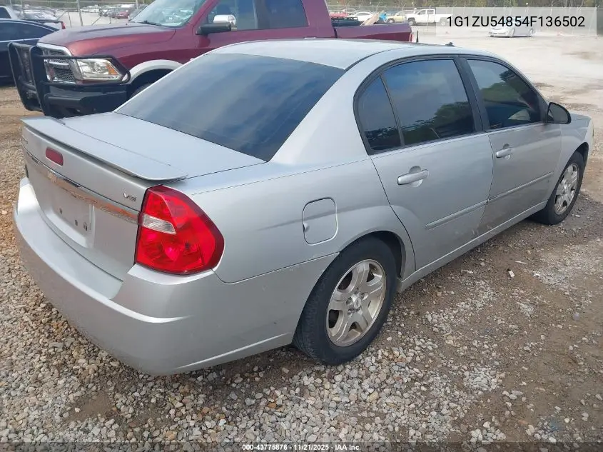 1G1ZU54854F136502 2004 Chevrolet Malibu Lt