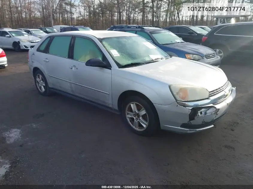 1G1ZT62804F217774 2004 Chevrolet Malibu Maxx Ls