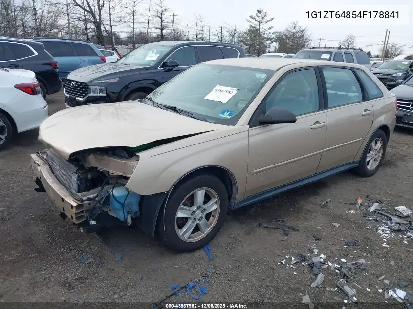 1G1ZT64854F178841 2004 Chevrolet Malibu Maxx Ls