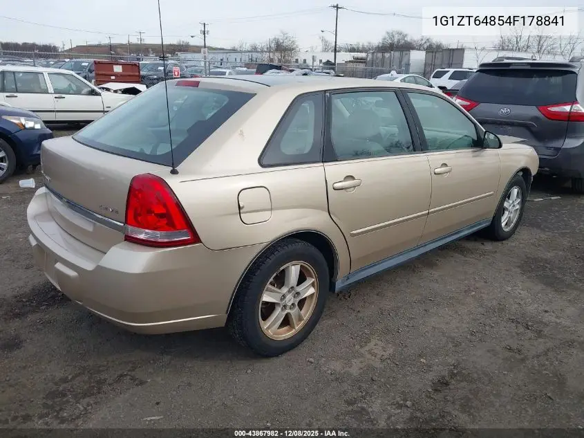 1G1ZT64854F178841 2004 Chevrolet Malibu Maxx Ls
