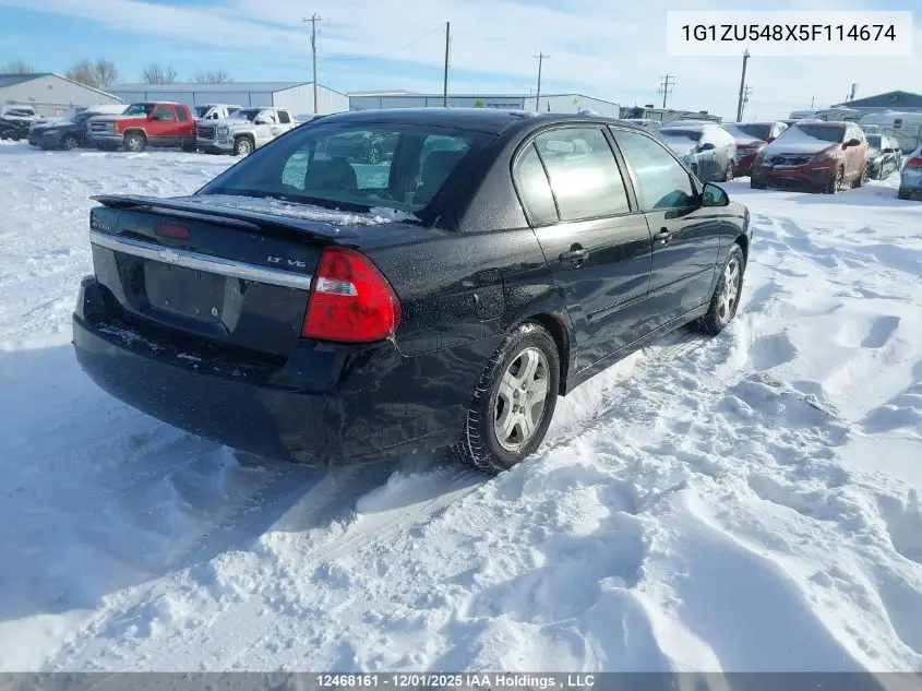 1G1ZU548X5F114674 2005 Chevrolet Malibu Lt