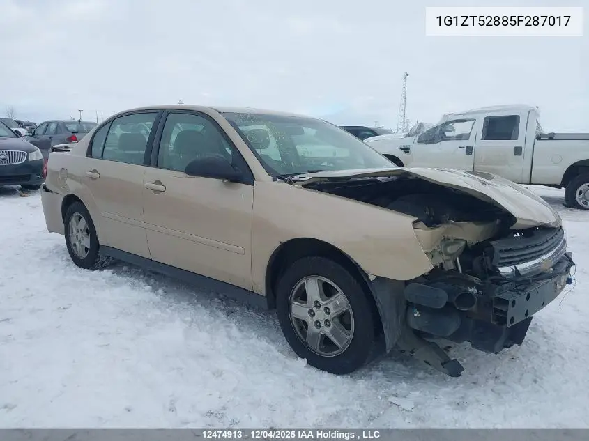 1G1ZT52885F287017 2005 Chevrolet Malibu Ls