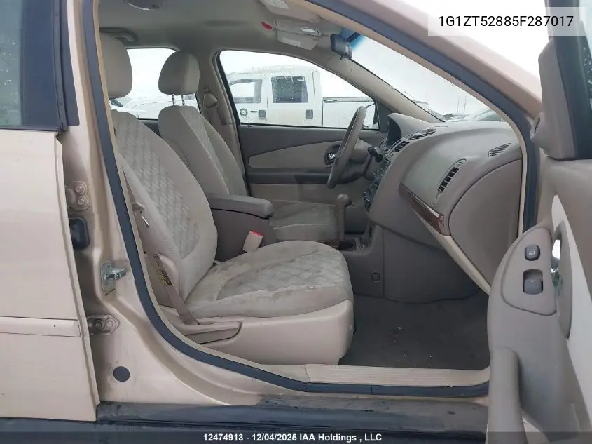 1G1ZT52885F287017 2005 Chevrolet Malibu Ls