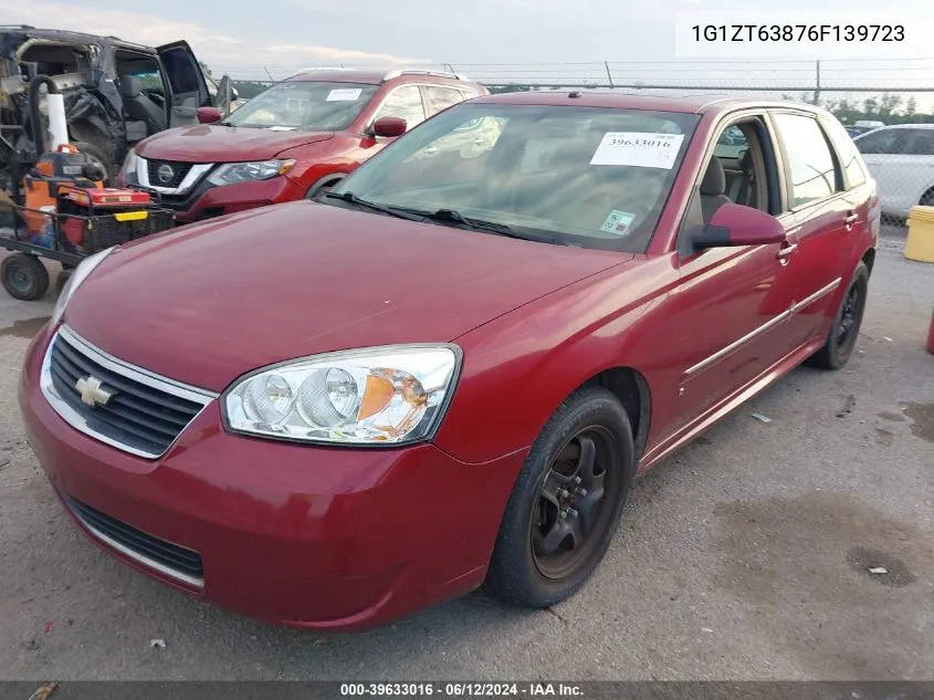 2006 Chevrolet Malibu Maxx Lt VIN: 1G1ZT63876F139723 Lot: 39633016