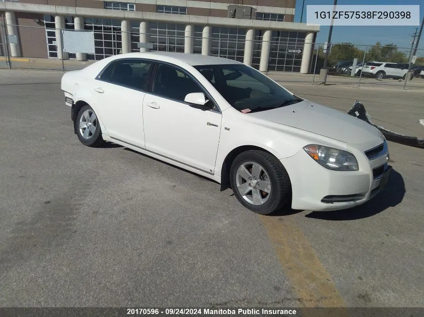 1G1ZF57538F290398 2008 Chevrolet Malibu Hybrid