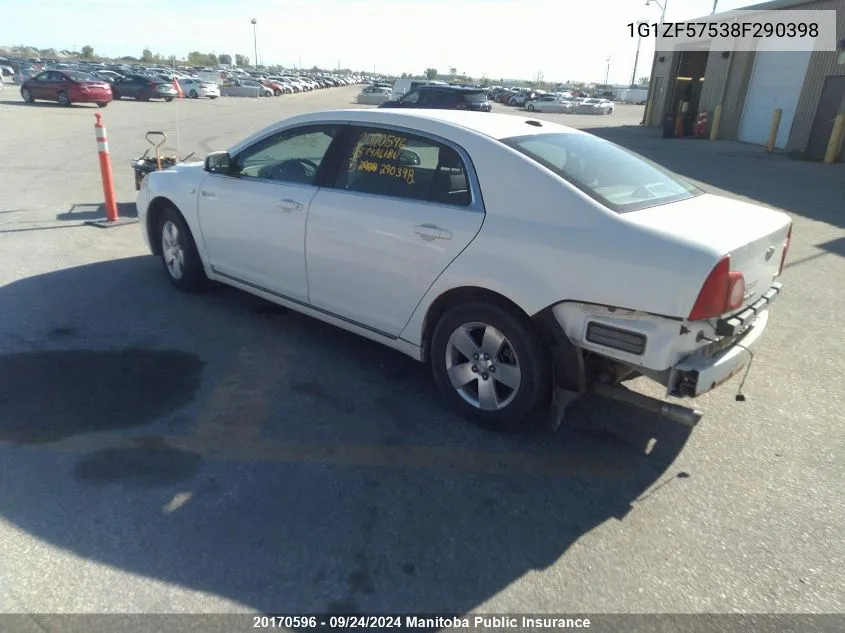 2008 Chevrolet Malibu Hybrid VIN: 1G1ZF57538F290398 Lot: 20170596