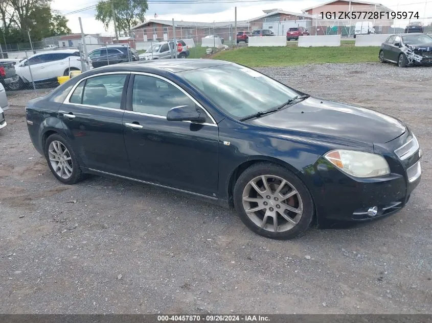 2008 Chevrolet Malibu Ltz VIN: 1G1ZK57728F195974 Lot: 40457870