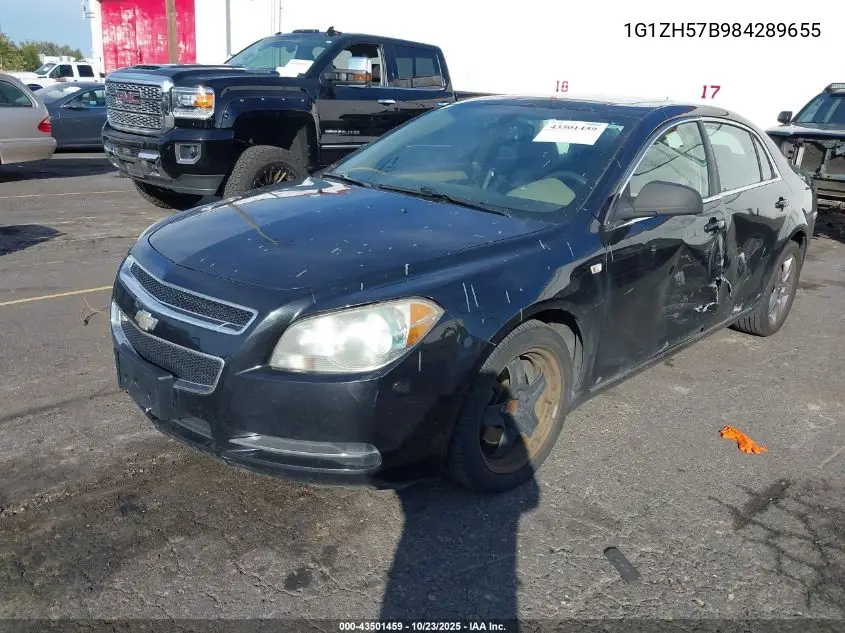 1G1ZH57B984289655 2008 Chevrolet Malibu Lt