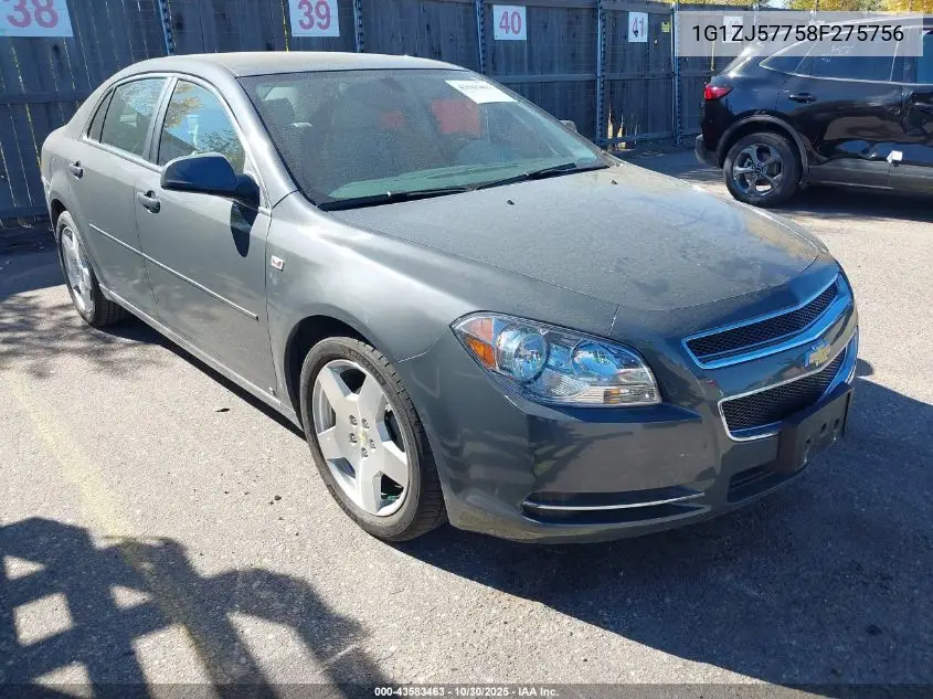 1G1ZJ57758F275756 2008 Chevrolet Malibu Lt