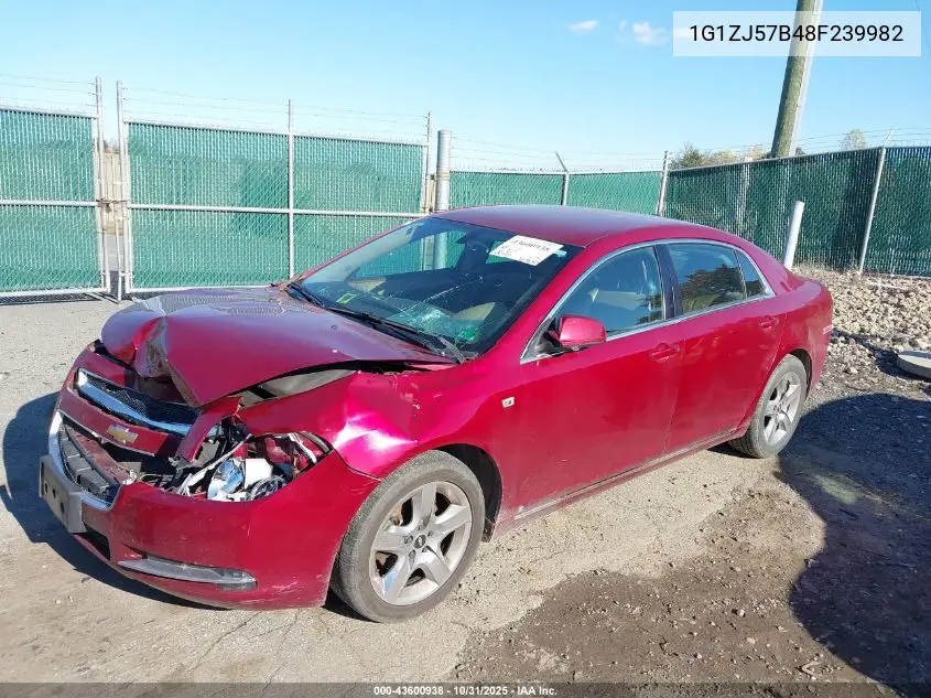 1G1ZJ57B48F239982 2008 Chevrolet Malibu Lt