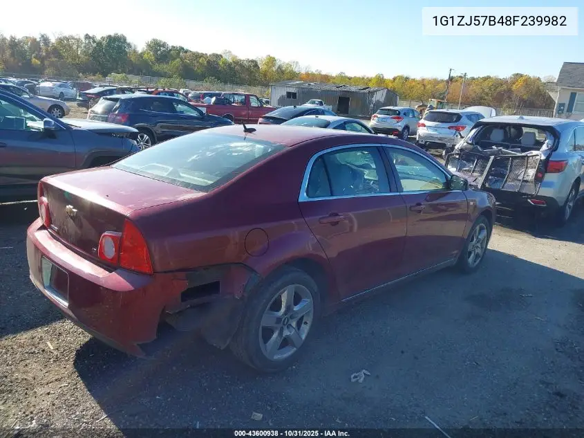 1G1ZJ57B48F239982 2008 Chevrolet Malibu Lt