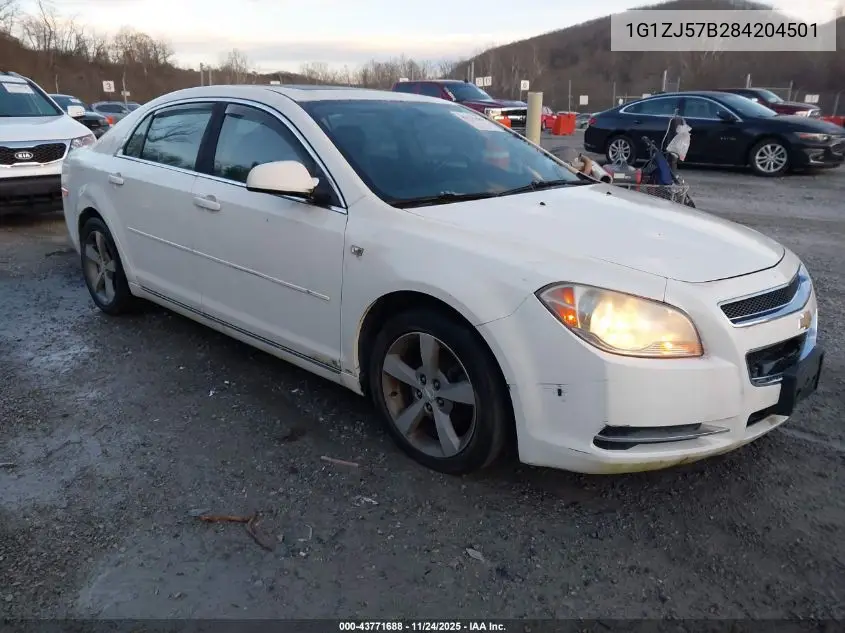 1G1ZJ57B284204501 2008 Chevrolet Malibu Lt