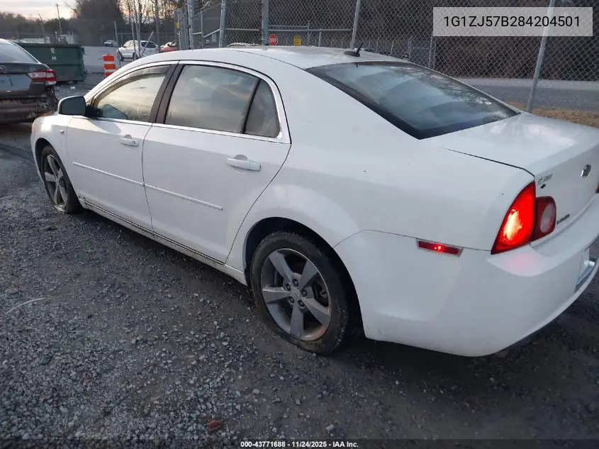 1G1ZJ57B284204501 2008 Chevrolet Malibu Lt
