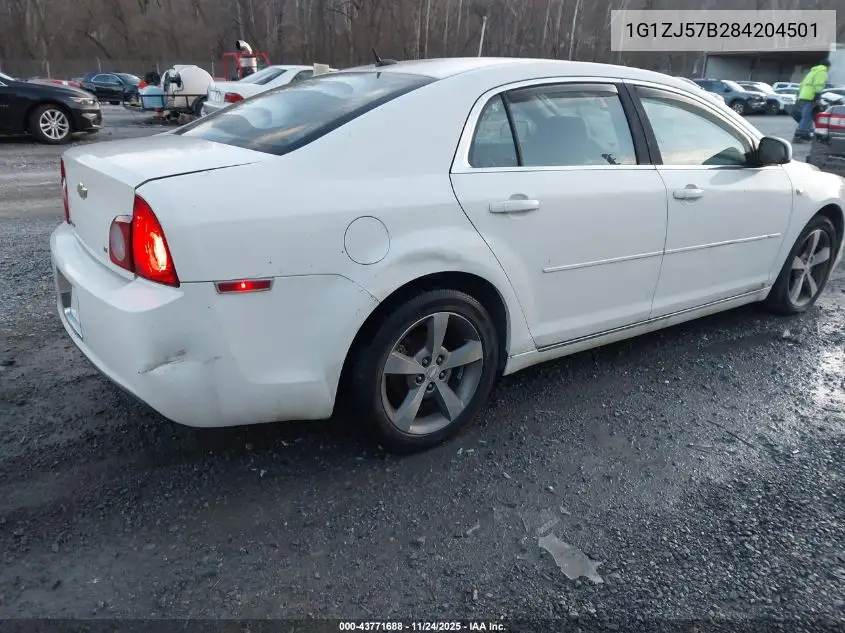 1G1ZJ57B284204501 2008 Chevrolet Malibu Lt