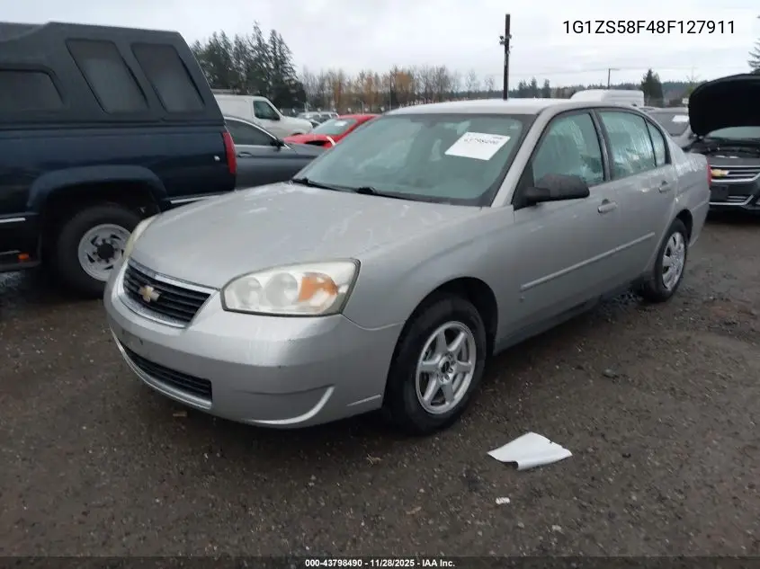 1G1ZS58F48F127911 2008 Chevrolet Malibu Classic Ls