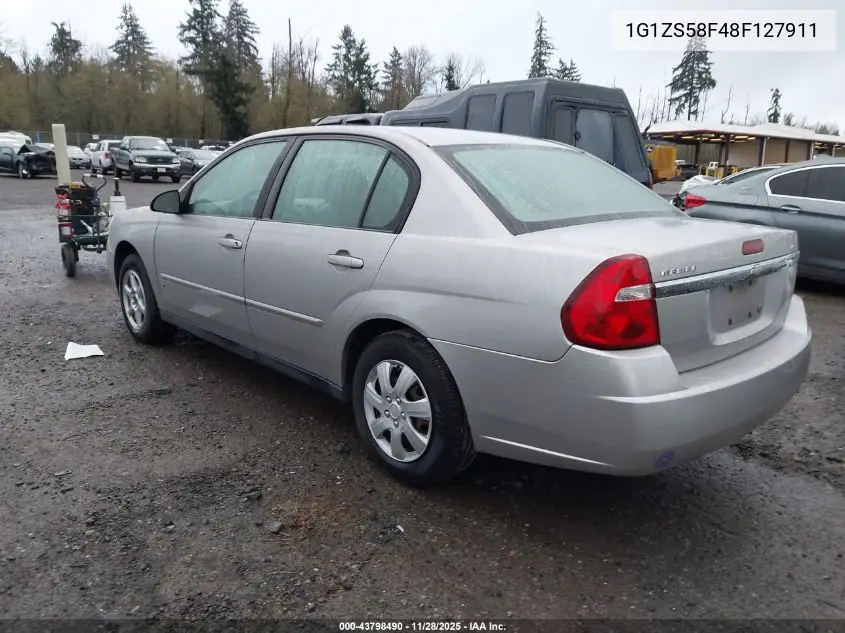1G1ZS58F48F127911 2008 Chevrolet Malibu Classic Ls