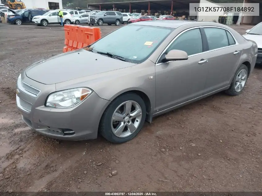 1G1ZK57708F184892 2008 Chevrolet Malibu Ltz