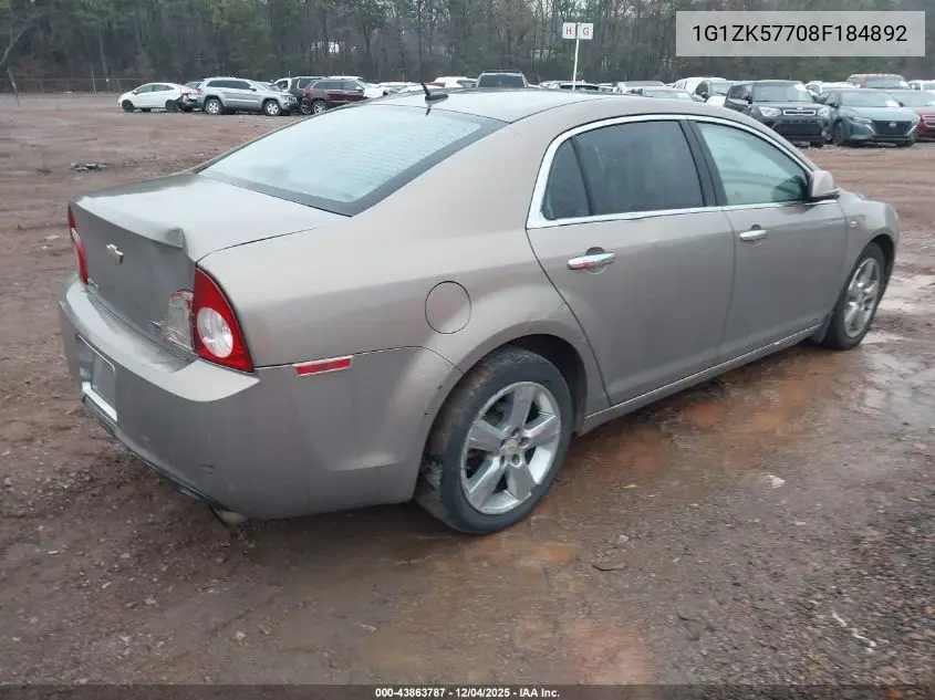 1G1ZK57708F184892 2008 Chevrolet Malibu Ltz