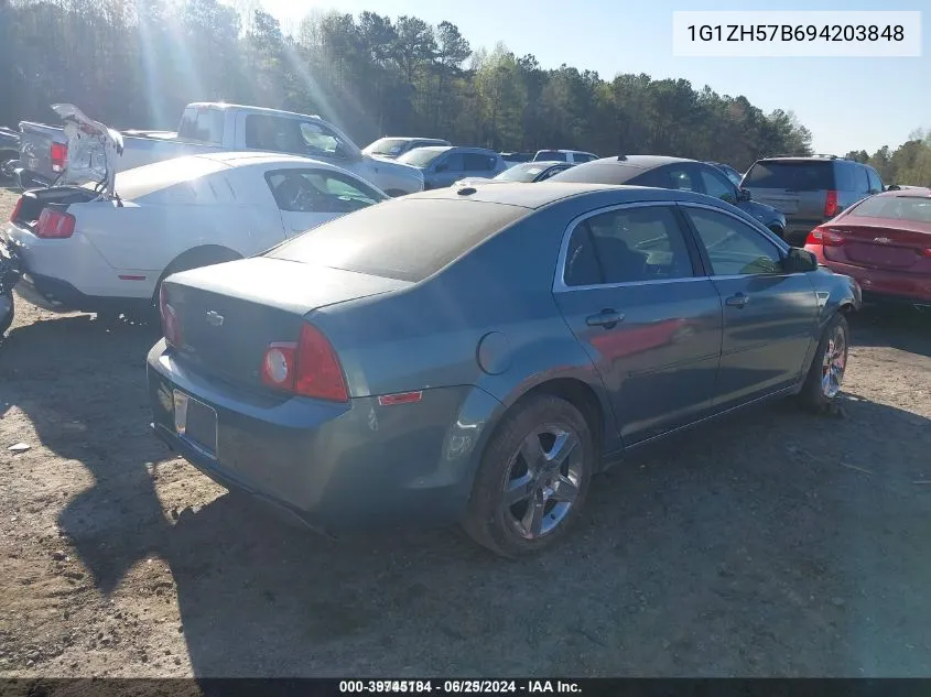 1G1ZH57B694203848 2009 Chevrolet Malibu Lt